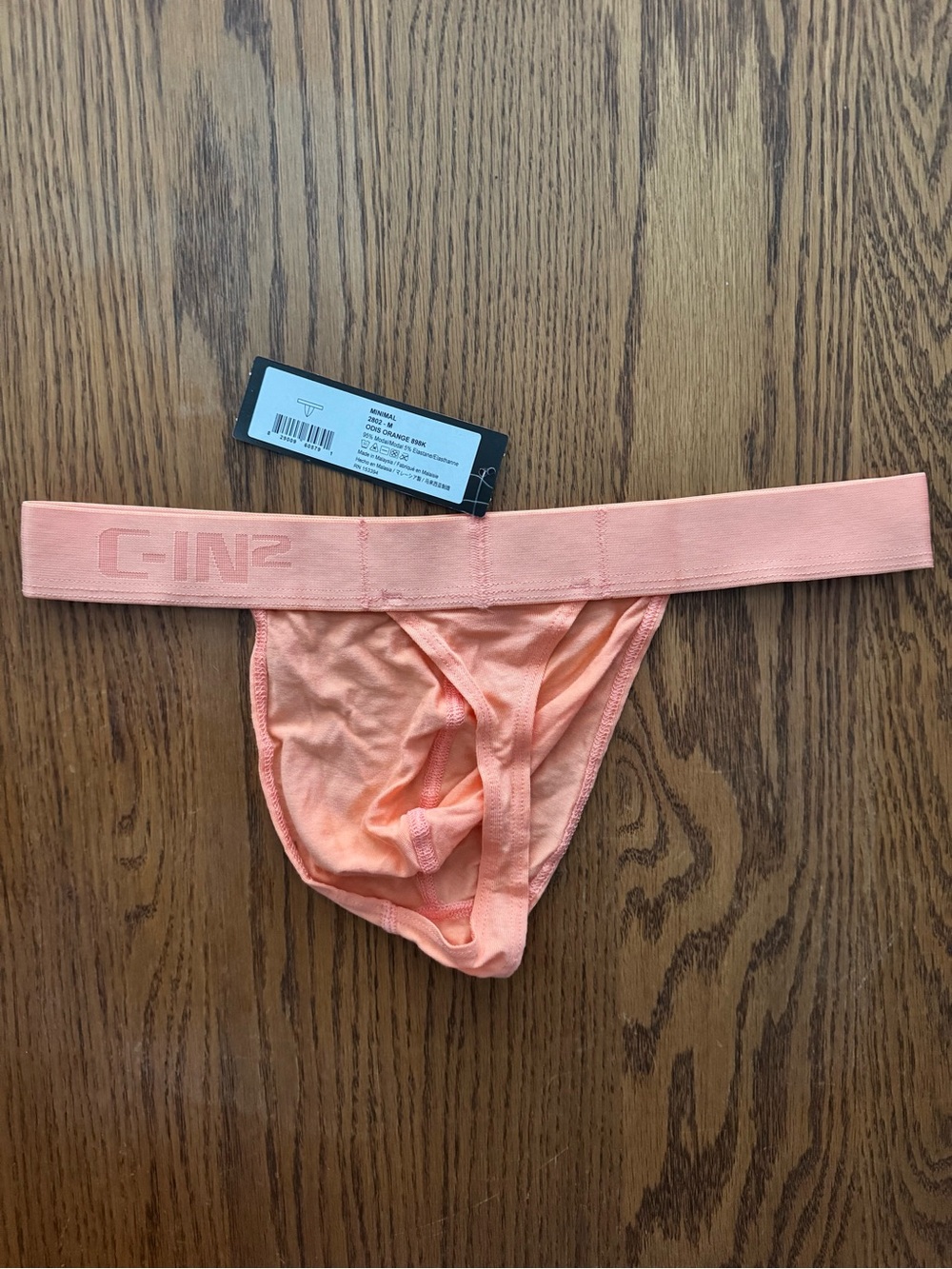 Men's C-In2 Minimal Thong in Odis Orange (M) - NWT - Picture 2 of 4